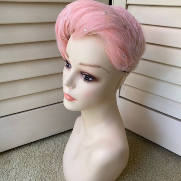 1950's Pink feather Fascinator - Picture 1 of 12
